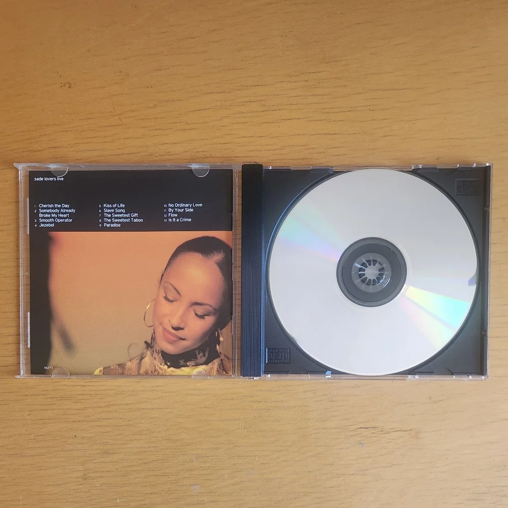 Sade "King Of Sorrow", "Lovers Live" - CDs (Lot of 2)  - Picture 8 of 8